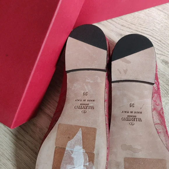Original Valentino Lace Ballet Flats - Picture 3 of 4